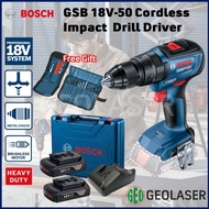 Bosch 18V GSB 18V-50 Brushless Cordless Heavy Duty Impact Screwdriver Hammer Drill