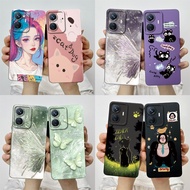 For Vivo Y77 5G / Y77E / IQOO Z6 Lite Phone Case V2169 V2166BA I2208 Soft Silicone Sweet Painted Pro