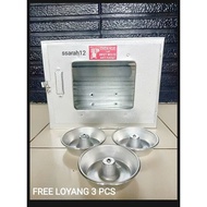 (0_0) Oven Tangkring kompor / Oven mini / oven kue GRATIS Loyang 3pcs