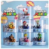 Super Mario Kart Pull Back Luigi Bowser Koopa Donkey Kong Princess Car Toy