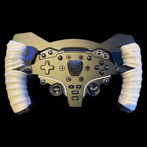 Custom Racing Mod Addon for R5 F1/GT Carbon Fiber Panel Game Steering Wheel Replacement Panel