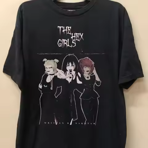 Hex-Girl Rock Concert tshirt, rock band, Hex Girl, unisex black shirt TE7984