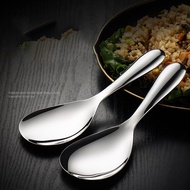 1Pc Large Table Spoon Non-stick Rice Spoon Stainless Steel Spoon Rice Table Spoon