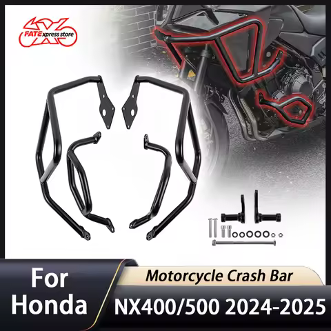 For Honda NX 400 500 NX400 NX500 Motorcycle Engine Guard Crash Bar Higway Bumper Frame Stung Cage Pr