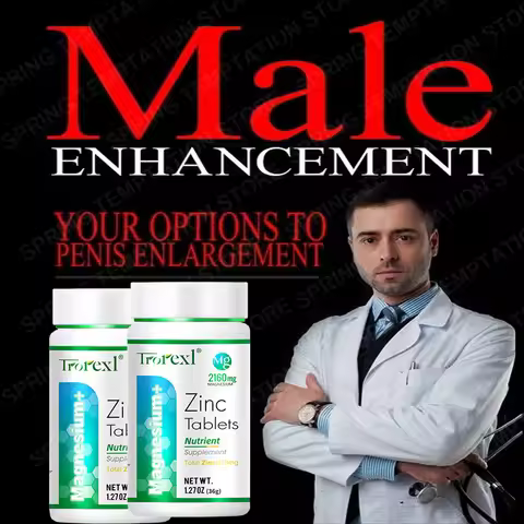 Zinc Tablets - Male Enhancing Supplement - Male healthy Pill - Enhance Energy & Endurance - Booster