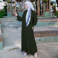 Nobby Dress Gamis Wanita Terbaru Bahan Premium Woolpeach Busui Wudhu Friendly Basanti Dress