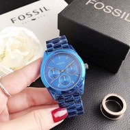 [A LIKE] Fossil Carlie Watch Casual Stainless Steel Women