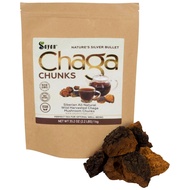 Sayan Siberian Pure Raw Chaga Mushroom Chunks with Black Top Crust 35.2 Oz/ 2.2 lb – Premium Wild-Ha