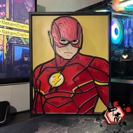 3D Multilayer DC Universe The Flash Poster