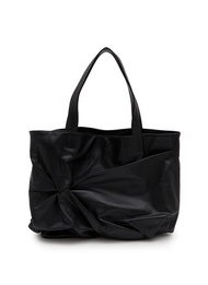 DISCORD YOHJI YAMAMOTO PINCHED LEATHER TOTE BAG