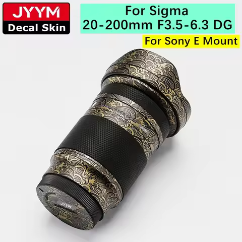 Customized Sticker For Sigma 20-200mm F3.5-6.3 DG Contemporary Camera Decal Skin Vinyl Wrap Protecti