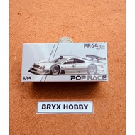 Pop Race Mercedes-Benz AMG CLK GTR #PR640158 Silver (1:64)