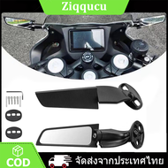 กระจกมองหลังรถจักรยานยนต์ ปรับได้ ปีกหมุนลม ทดแทน NINJA300 / NINJA400 / ZX25r / ZX6R/ R3 / R15/R25/C