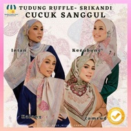 TUDUNGRUFFLE : Srikandi Cucuk Sanggul Series Tudung Bawal Premium Susah Renyuk Senang Bentuk Classic Square Hijab