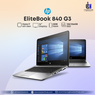 HP EliteBook 840 G3 Laptop | Intel Core i7-6th Gen 14" Display Screen | 8GB Ram | 128GB-256GB SSD | Windows 10 Pro