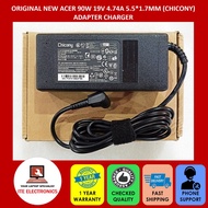 ORIGINAL NEW ACER 90W 19V 4.74A 5.5*1.7MM CHICONY / HIPRO A10-090P3A HP-A0904A3 ADAPTER CHARGER (1 Y