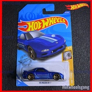 Hot Wheel Mazda RX 7 1995 2020 Hotwheels JDM Loose Car 1:64 2020 Dark Blue Collection Series Kereta 