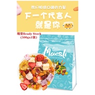 酸奶果粒麦片早餐即食干吃水果坚果燕麦片Yogurt Crispy Oatmeal(500g/pack)