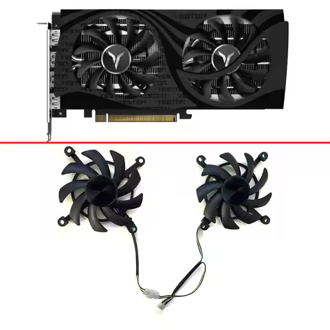 NEW Cooling Fan 85mm 4pin RX6600 6500XT GPU FAN For Yeston Radeon Rx6500xt 4gd6 Earth God RTX3060 30