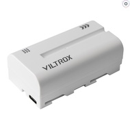 Viltrox np-f with Indicators Li-ion Lights Capacity Camera Type-C 750 battery Monitors 550 2200 mAh Charging Port Power for LED Video Large