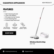 [NEW] Cleantech Electric Mop Set Electric Mop with Self Cleaning Bucket
