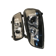 2PCS Car Headlifht Black Led Aperture With Lens For Toyota Rav4 1998~03 SXA10 11 Automobile Headlamp