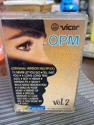 OPM FEMALE SING-ALONG COLLECTION MULTIPLEX Vol. 2 - Odette Quesada - OPM Music Cassette Tape - VG