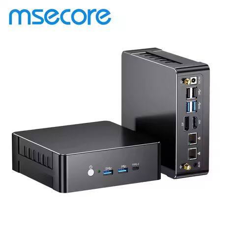 MSECORE MQ12 Mini Gaming PC Intel Core i9-13900H Iris Xe DDR5 NVMe SSD WiFi6E BT5.3 Dual 2.5G LAN US