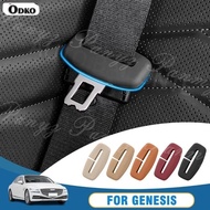 2Pcs Car Seat Belt Buckle Protector Cover Soft Silicone Accessories For GENESIS GV60 Suv Coupe 3.8 G