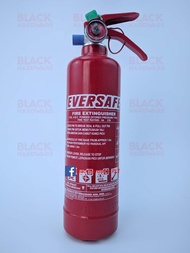 Black Hardware Home 1kg Eversafe Powder Fire Extinguisher Car Safety Keselamatan Bomba Pemadam Api K