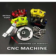 RXZ NVX155 GP4 CALIPER PUMP FRONT  WITH BRACKET - CNC MACHINE