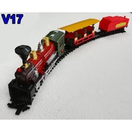 CLASSIC TRAIN WITH TRACK TOY SET WITH LIGHT N SOUND - V17