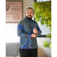 KEMEJA Lano Batik - Exclusive Batik - Truntum - Tamarind Fruit - Men's Batik Shirt - Men's Batik Shi
