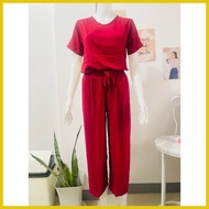 ❦ ℗ ◇ square pants challis terno for women(3sizes)