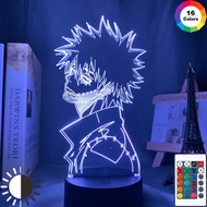 MY HERO ACADEMIA DABI LED ANIME LAMP 3D Nightlights Boku no Hero Academia 3D Visual Night Light โคมไ