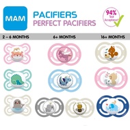 MAM Perfect Pacifier 0-36months (Single Pack) with Steriliser Box