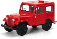 KiNSMART 1971 Jeep DJ-5B 1:26 Scale 5" Die Cast Metal Model Toy Truck (Red)
