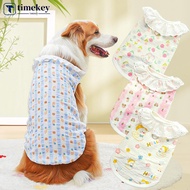 TIMEKEY XL-7XL Golden Retriever French Bulldog Clothes Summer Breathable Soft Pet Clothes For Medium