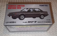 日版 tomica limited Vintage TLV tomytec LV-N59d  Carina 1600-GTR  (Gray)