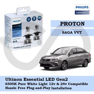 Philips New Ultinon Essential LED Bulb Gen2 6500K H4 Set for Proton SAGA VVT 2016-Present