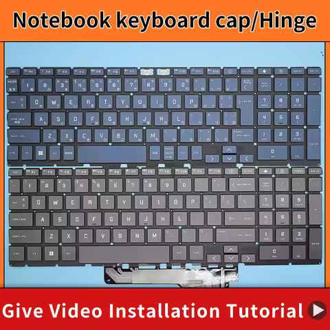 Replacement New Keyboard for HP Victus 9 15-FA 15-fa0031dx 15-FA0010NR TPN-Q278 Laptop KeyCap Hinge