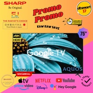 𝐋𝐎𝐑𝐑𝐘 𝐒𝐄𝐍𝐃𝐈𝐑𝐈 𝗞𝗟,𝗦𝗘𝗟𝗔𝗡𝗚𝗢𝗥 Sharp 75 inch 4K UHD Google LED TV 4TC75FJ1X