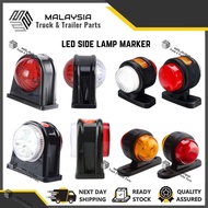 Lampu Tepi Lori LED Merah Putih Dengan Signal 12V-24V – SHILIDUO SD-4017 Side Marker LED Waterproof 