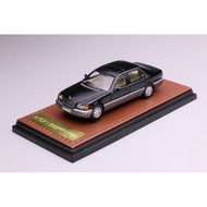 MYBRICKSTORE WTX 1:64 1994 Black Benz 600Sel W140 Sedan Classic Model Diecast Collect Display Metal 
