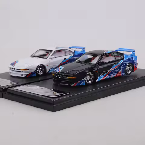 RM MODEL 1:64 850CSi E31 Wide Body Conversion Version Alloy Model Car