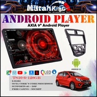 (6RAM 128GB DSP 4G 8 Core) Perodua Axia 9" Inch Android 10 Car Android GPS Radio MP3 Wifi Bluetooth Player