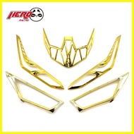 ✼ ▬ ⚽︎ Honda Click 125/150 Garnish Set 3 in 1 Headlight Cover Signal Light Cover Tail Light Cover
