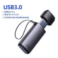 Baseus Card Reader USB 3.0 Type C to Micro SD TF Memory Card Reader 2 in 1 For PC Laptop Accessories