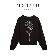 Ted Baker Womens Marssia Printed Sweatshirt Black