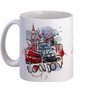 GRANDSALE London Mug 02 Country Mug City Mug Premium Gift Souvenir Mug 325ml Handle POLOS